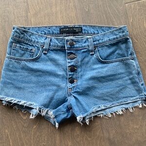 Veronica Beard Indigo Jean Shorts